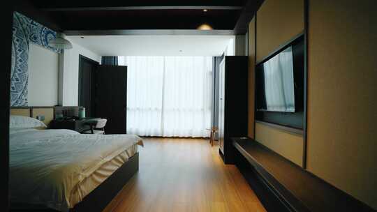 现代风格卧室室内场景