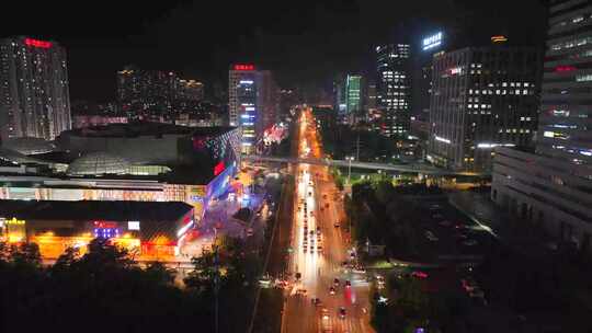 夜晚 办公 大楼 加班 城市 办公楼夜景