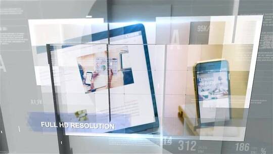 高级现代化标题字幕条公司宣传发布会片场AE模板AE视频素材教程下载