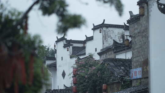 瑶里古镇雨后唯美景色