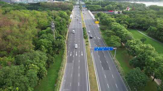 深圳人才公园-沙河西路城市车流