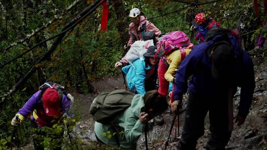 雨崩户外徒步登山