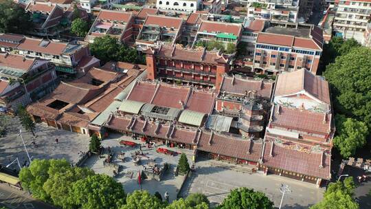 泉州关帝庙寺庙寺庙闽南建筑红砖瓦房