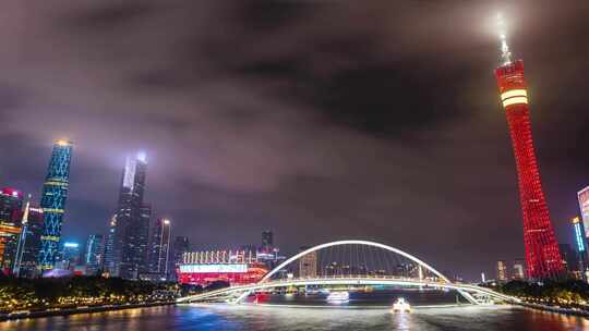 广州夜景延时摄影