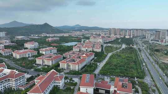 厦门大学航拍校园建筑风光学校风景教学楼