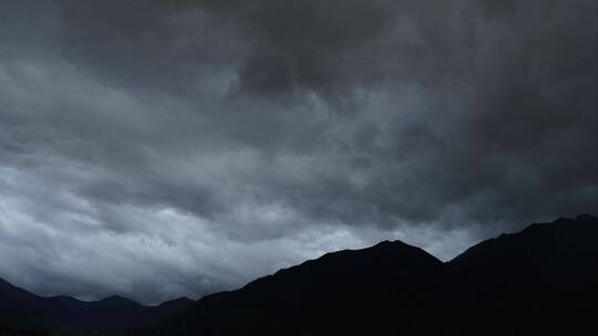 4k雨云黑云延时