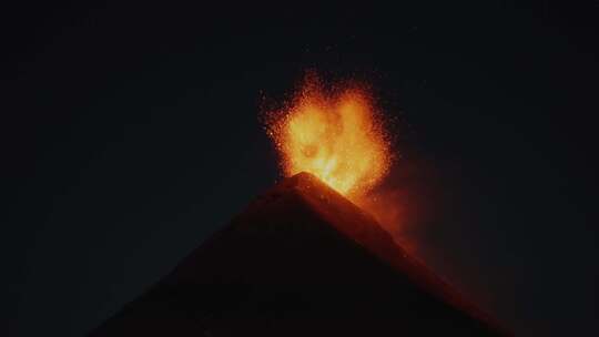 火山喷发视频素材模板下载