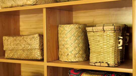 传统手工竹器产品展示