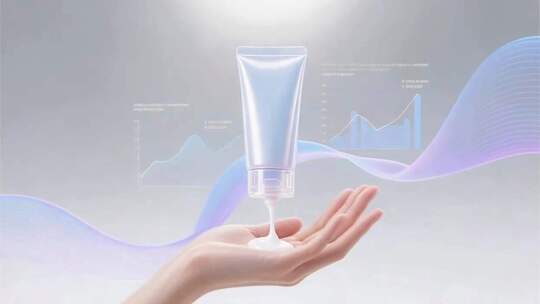 洗面奶 洁面乳广告素材