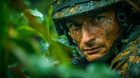 丛林里作战的特种部队兵团