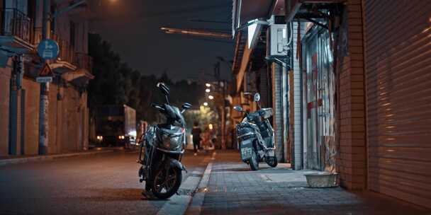 夜上海城市繁华与人间烟火夜晚街道