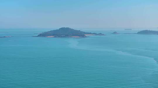 东海大海海边海水海浪沙滩海滩航拍风景唯美