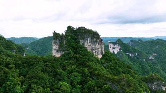 世界遗产地喀斯特 施秉云台山 白云岩山峰