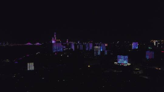 大疆Air 2S航拍武汉长江大桥与武汉江滩夜景