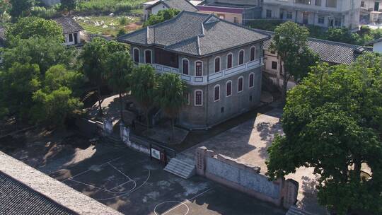 广西容县将军故居古建筑历史文物建筑视频素材模板下载