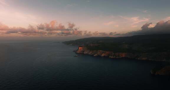 海岸，海岸，悬崖，海