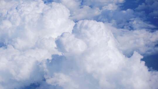 高空白云云层云海自然风光视频素材模板下载