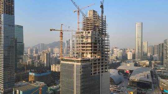 深圳建设 建筑 施工 塔吊 工地 发展