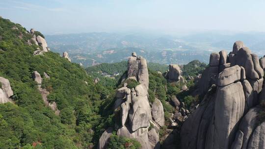 航拍福建宁德太姥山