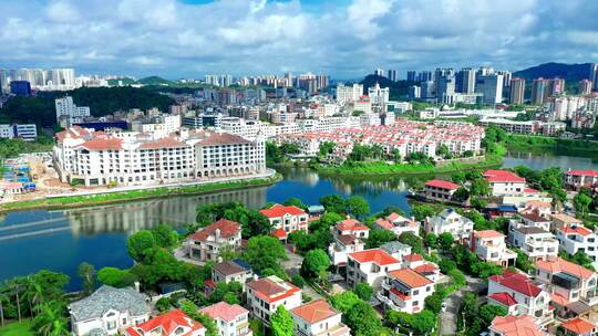 广东阳江海陵岛旅游风光航拍