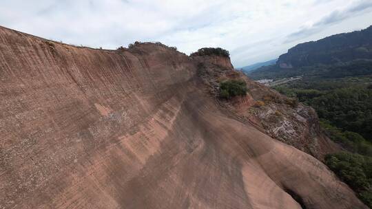 fpv穿越机航拍广东韶关仁化丹霞山5A景区4K