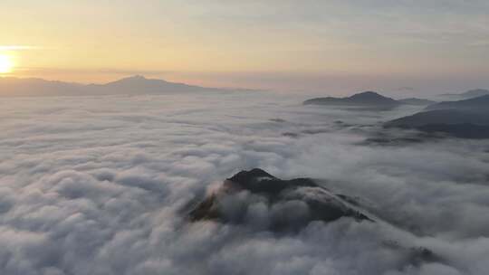 干净空镜广告唯美航拍大景城市山川