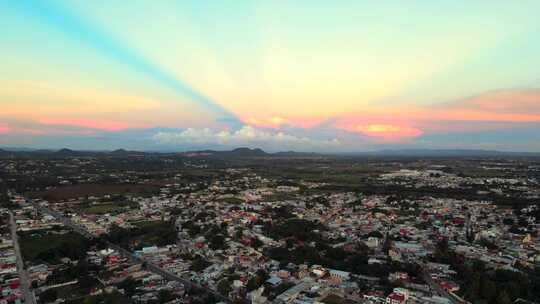 atardecer colido en