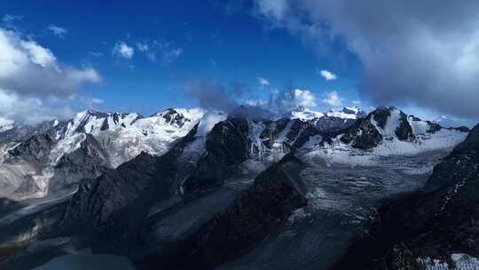 雪山山脉视频素材模板下载