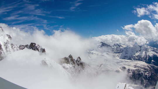 科马约尔阿尔卑斯山意大利山脉雪峰滑雪