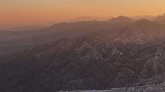 航拍雪景 唯美冬日空镜 立冬 冬至节气