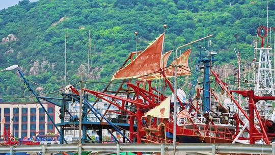 【4k原创】休渔期渔港空镜