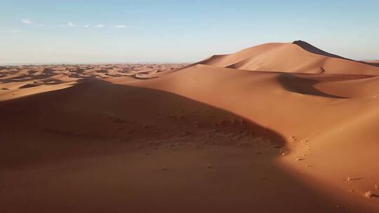 撒哈拉沙漠航拍视频素材模板下载