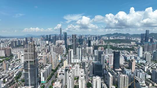 深圳全景 大全景 航拍深圳 空镜