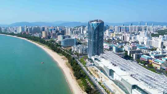 三亚海滩度假三亚湾航拍【4K60】