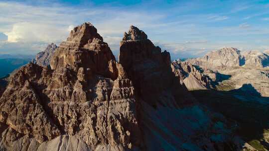 国家自然公园Tre Cime在白云石阿尔卑斯山视频素材模板下载