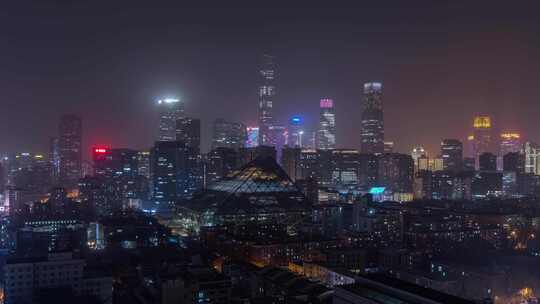 北京夜景延时