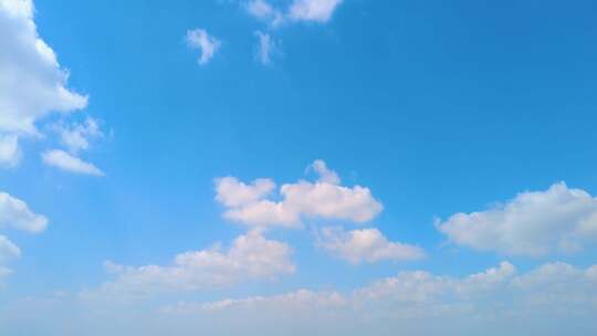 蓝天白云风景延时摄影视频素材视频素材模板下载