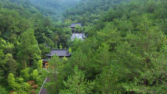 浙江省杭州市建德梅城玉泉寺航拍