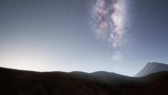 星空银河夜晚天文自然美景夜晚繁星视频素材模板下载