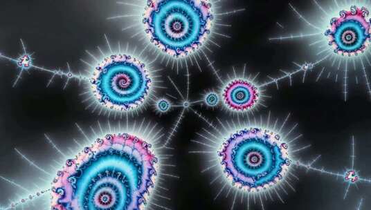 抽象螺旋图案素材