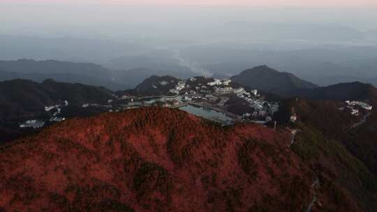 湖北九宫山航拍