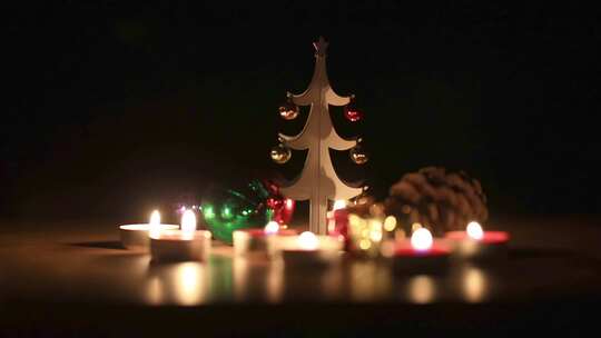 蜡烛圣诞树