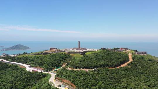 浙江台州大陈岛垦荒纪念碑