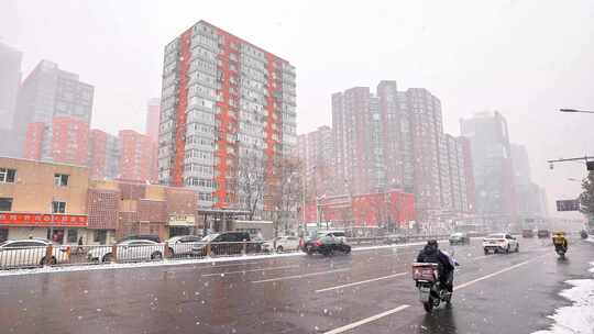 外卖员闪送快递下雨送餐打拼励志