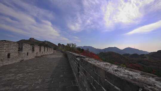 秋日长城自然风光