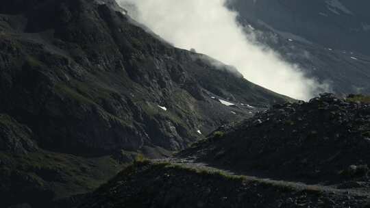 瑞士，高山景观，瑞士阿尔卑斯山，徒步旅行