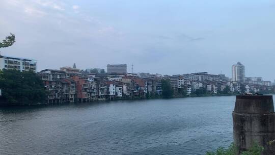 旅游时去广西柳州三江风雨桥旅游拍摄