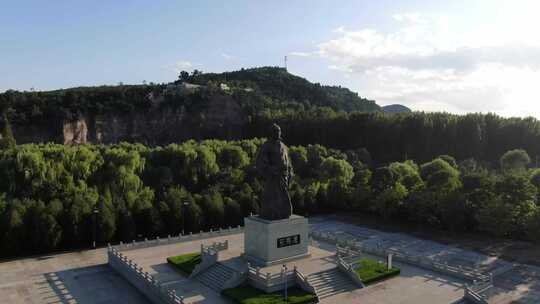 韩城司马迁墓和祠 司马迁景区 4k航拍