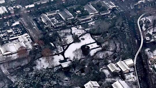 西安大唐芙蓉园雪景