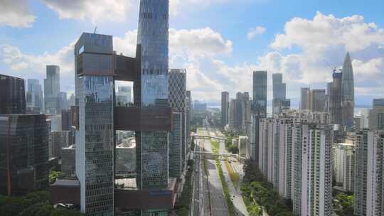深圳腾讯滨海大厦 腾讯 腾讯公司视频素材模板下载